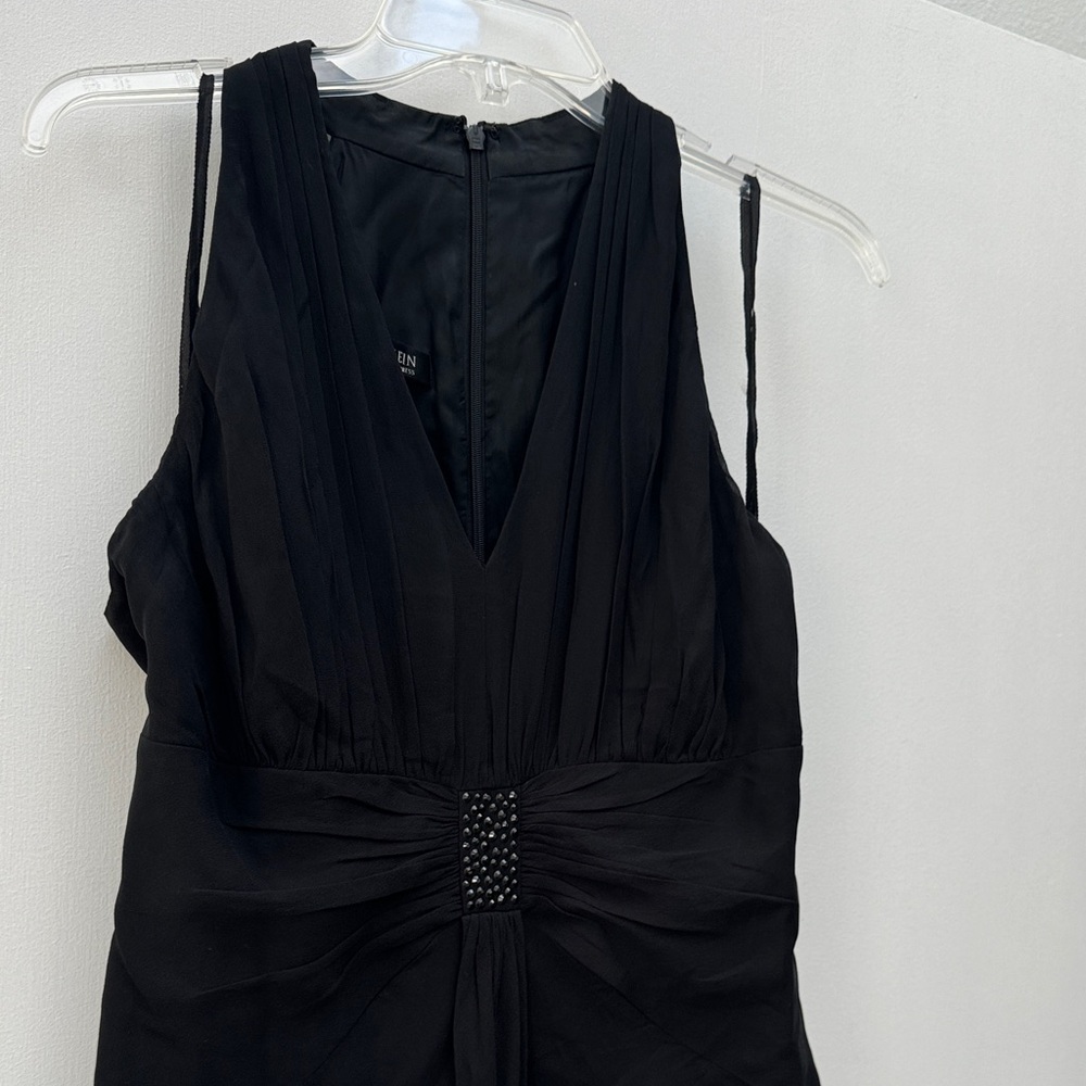 Anne Klein Black Midi Dress Y2K